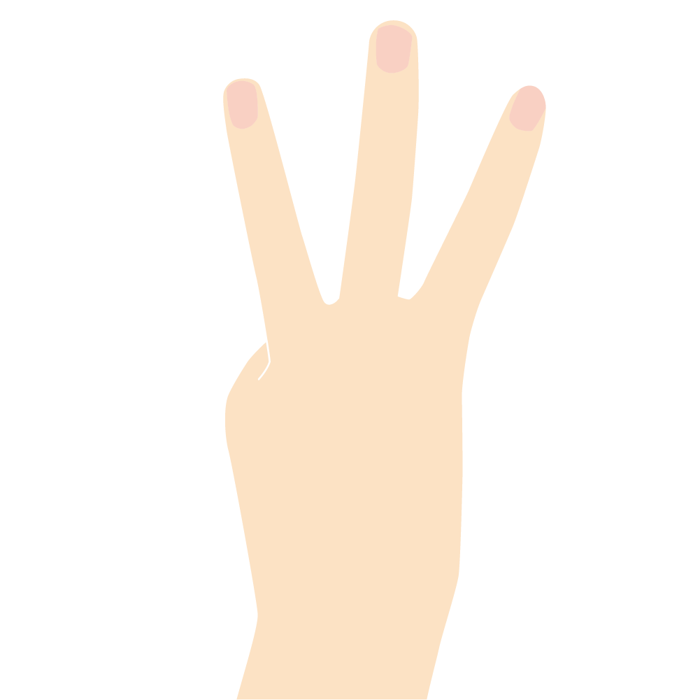 3本指の手 Otete Picture